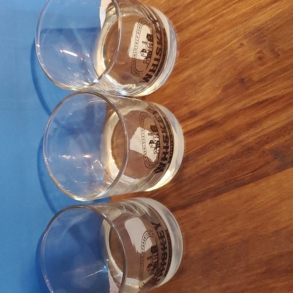 Whiskey Glasses- NEW Lot of 3 Lexington Glasses - Picture 3 of 3